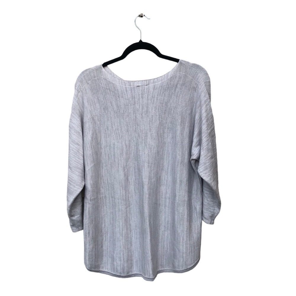 Chicos Soft Silver Gray Sweater size 12 - Picture 8 of 8